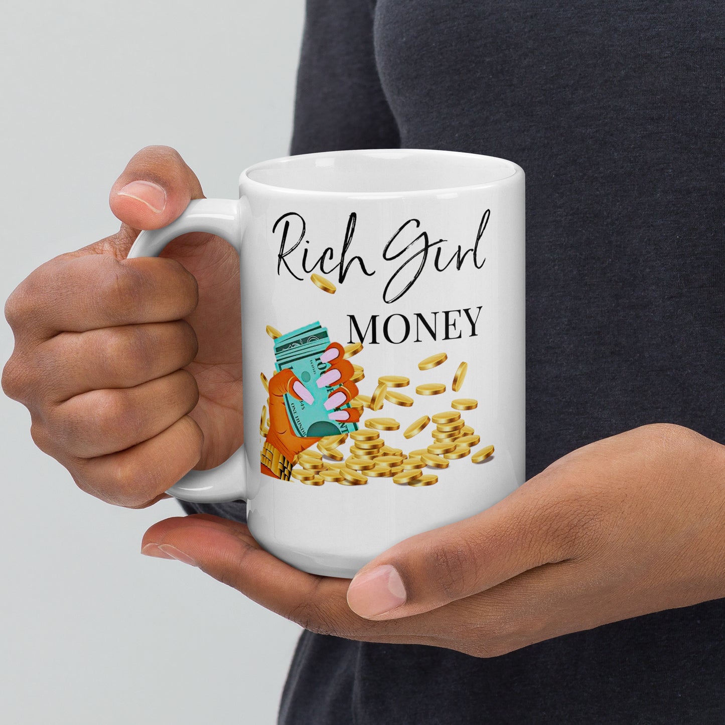 Rich Girl Money Mug
