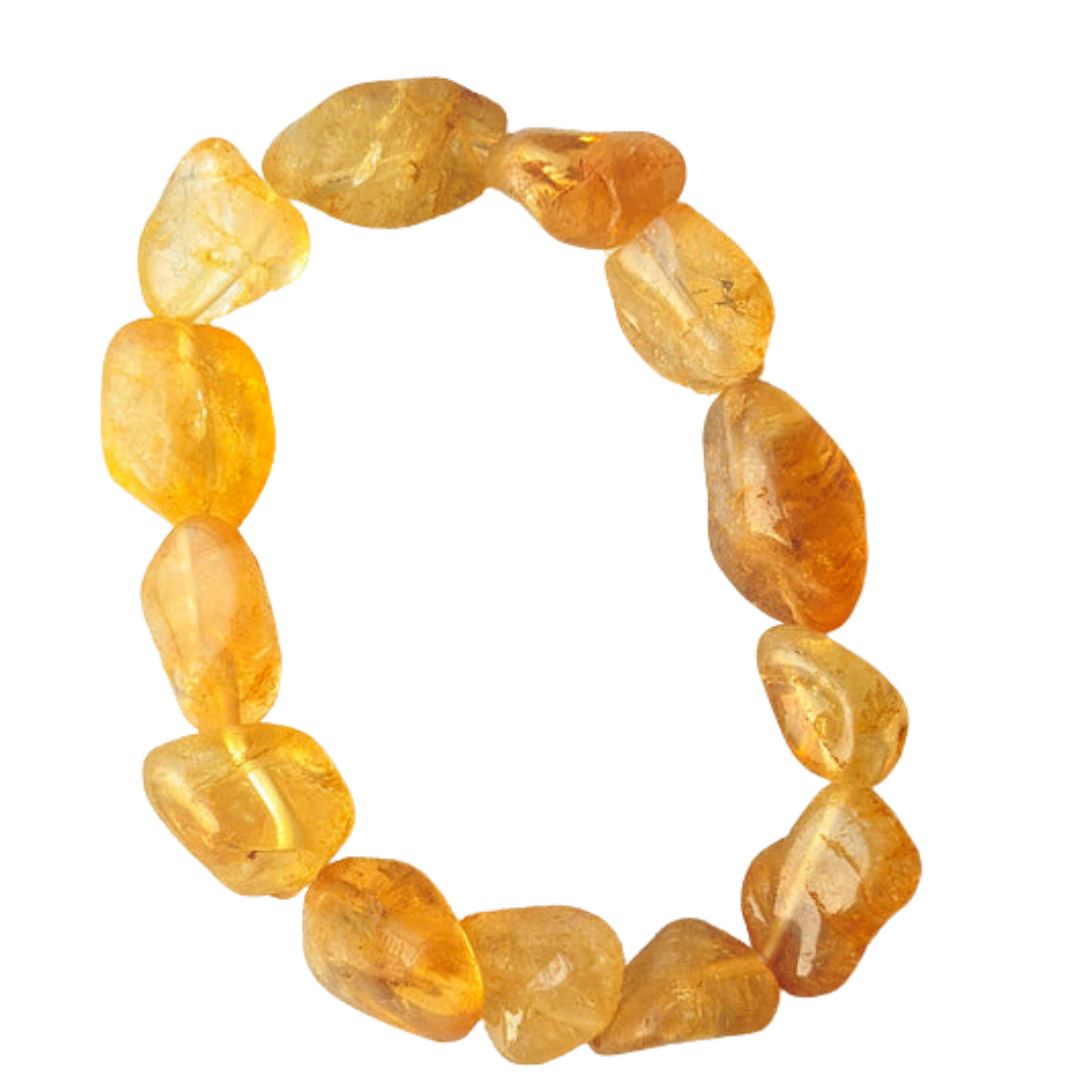 High Frequency Prayer Bracelet Citrine