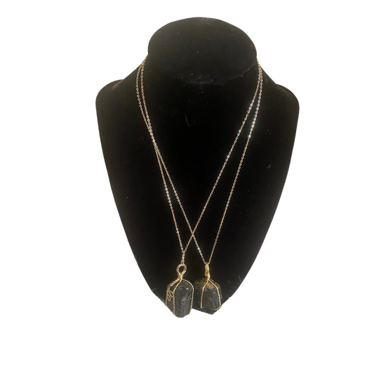 Black Tourmaline Pendant Necklace