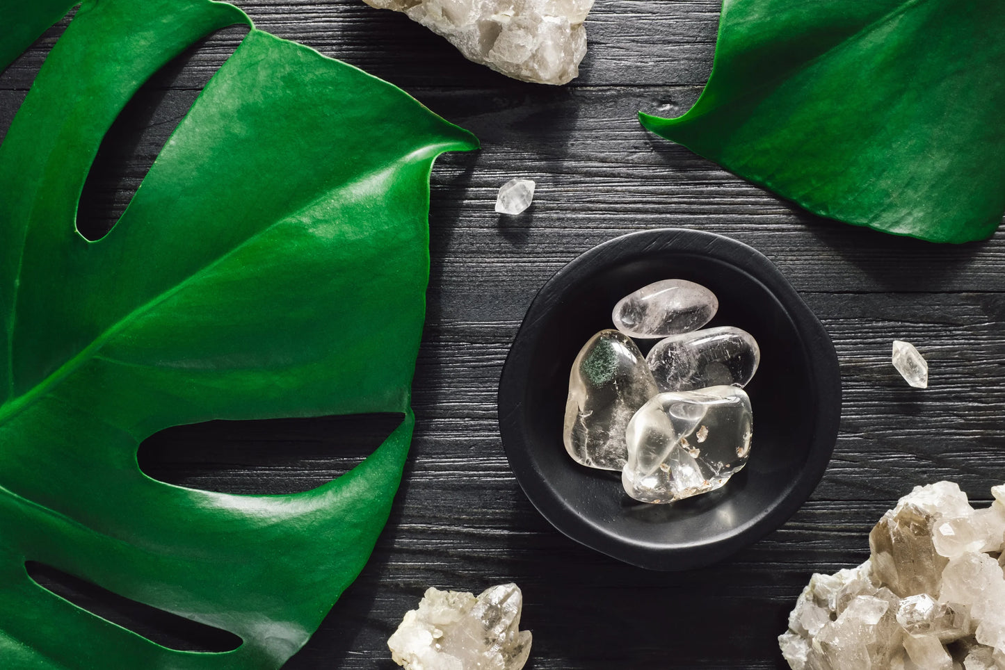 Clear Quartz Crystal Set (Tumbled)