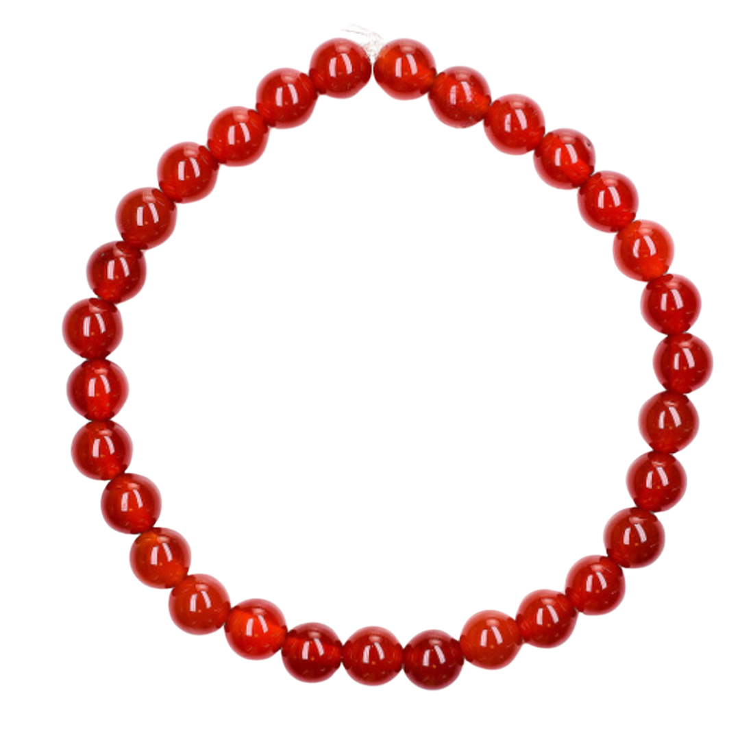 High Frequency Prayer Bracelet Carnelian